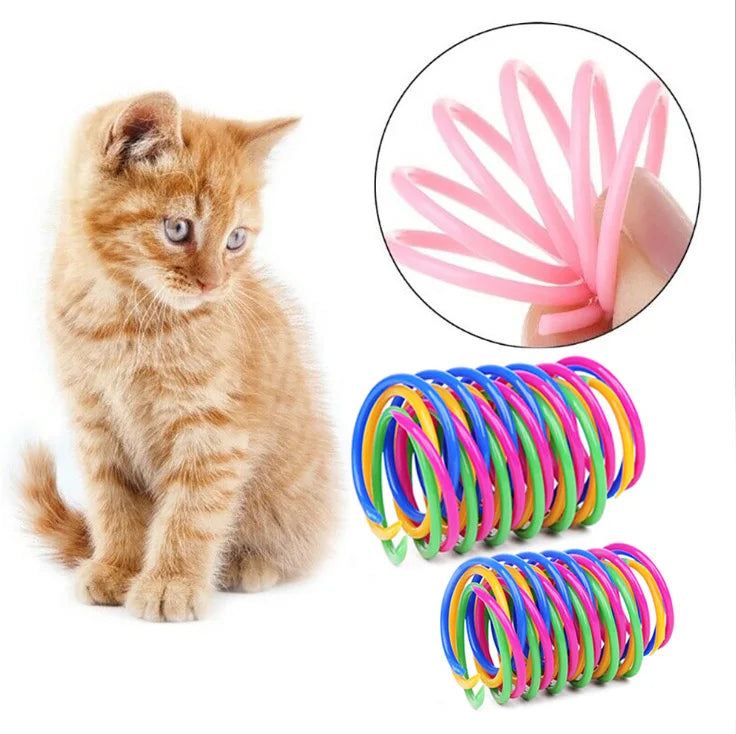 Kitten Coil Spiral Springs Cat Toys